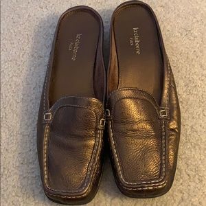 Liz Claiborne Bronze Metallic Flex Slip-On Shoe